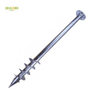  Hot Dip Galvanized Helical Blade Screw Pile