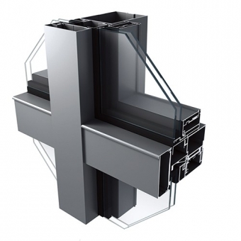 Aluminum extrusion curtain wall profile